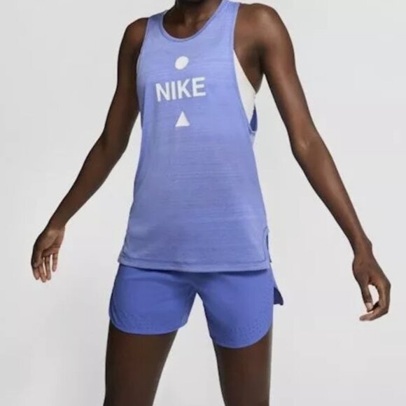 Nike Dri-Fit Icon Clash Tank Top Womens Size Medium Lightweight Racerback Breezy - Picture 1 of 9
